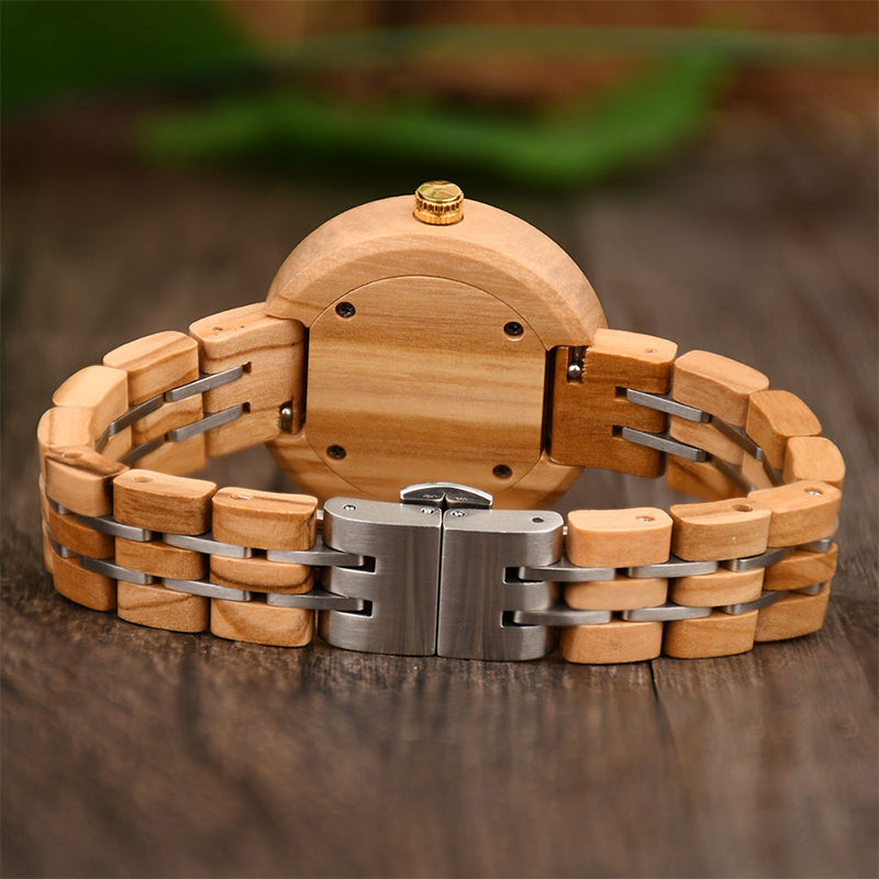 Wood Quartz Wood Watch(4 Colors)