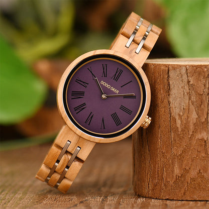 Wood Quartz Wood Watch(4 Colors)