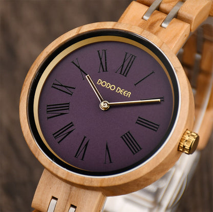 Wood Quartz Wood Watch(4 Colors)