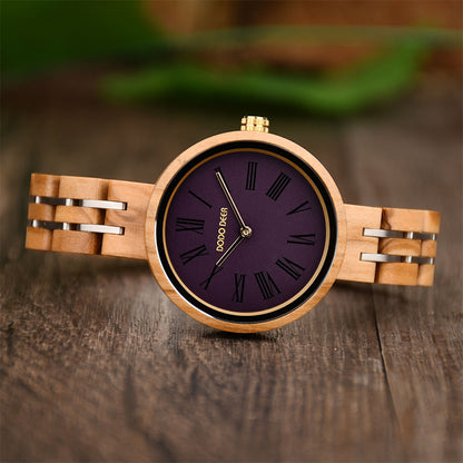 Wood Quartz Wood Watch(4 Colors)