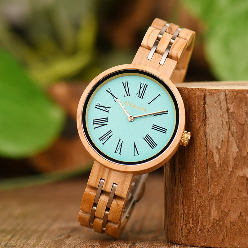 Wood Quartz Wood Watch(4 Colors)