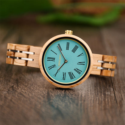 Wood Quartz Wood Watch(4 Colors)