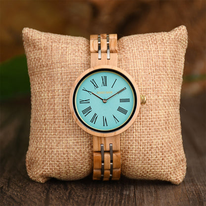 Wood Quartz Wood Watch(4 Colors)