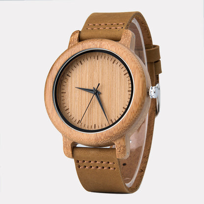 Wood Quartz 3ATM Wood Watch