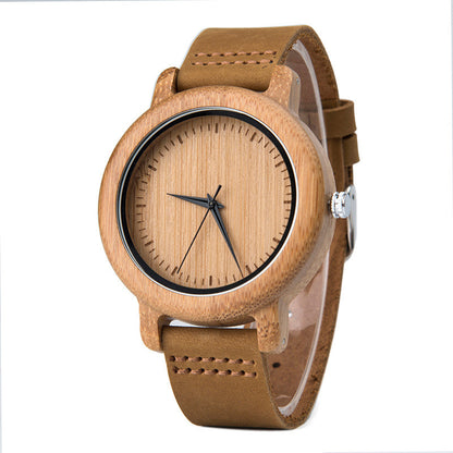 Wood Quartz 3ATM Wood Watch