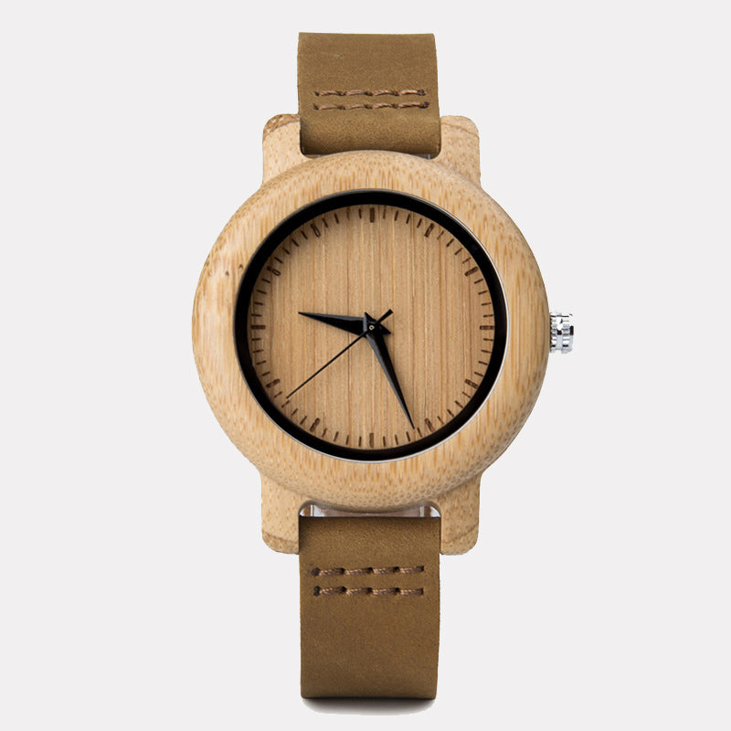 Wood Quartz 3ATM Wood Watch