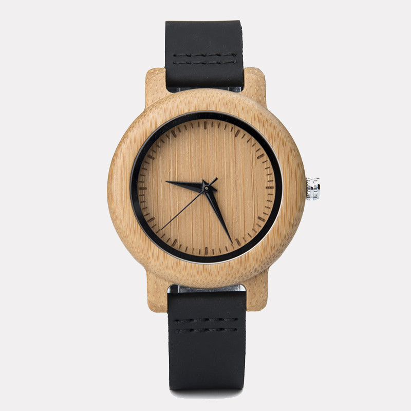 Wood Quartz 3ATM Wood Watch