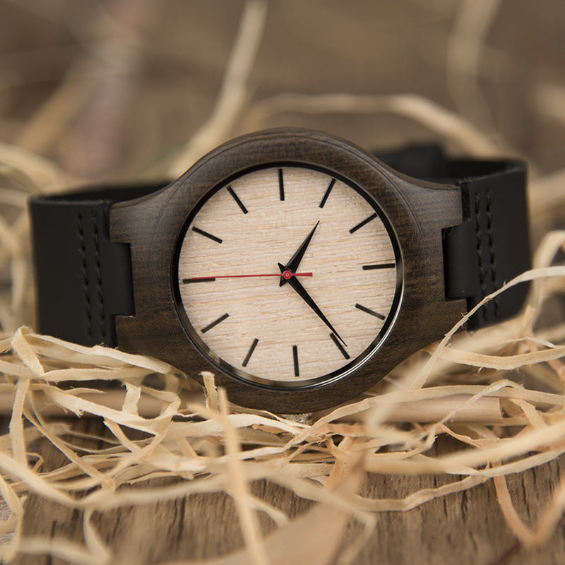 Wood Quartz 3ATM Wood Watch(5 Colors)