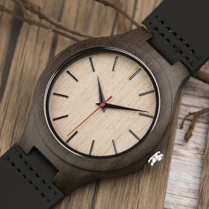 Wood Quartz 3ATM Wood Watch(5 Colors)