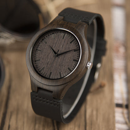 Wood Quartz 3ATM Wood Watch(5 Colors)