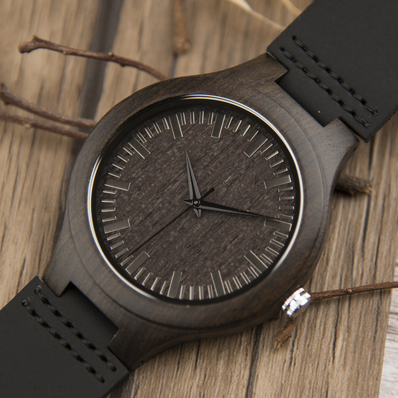 Wood Quartz 3ATM Wood Watch(5 Colors)