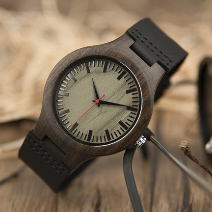 Wood Quartz 3ATM Wood Watch(5 Colors)