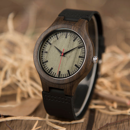 Wood Quartz 3ATM Wood Watch(5 Colors)