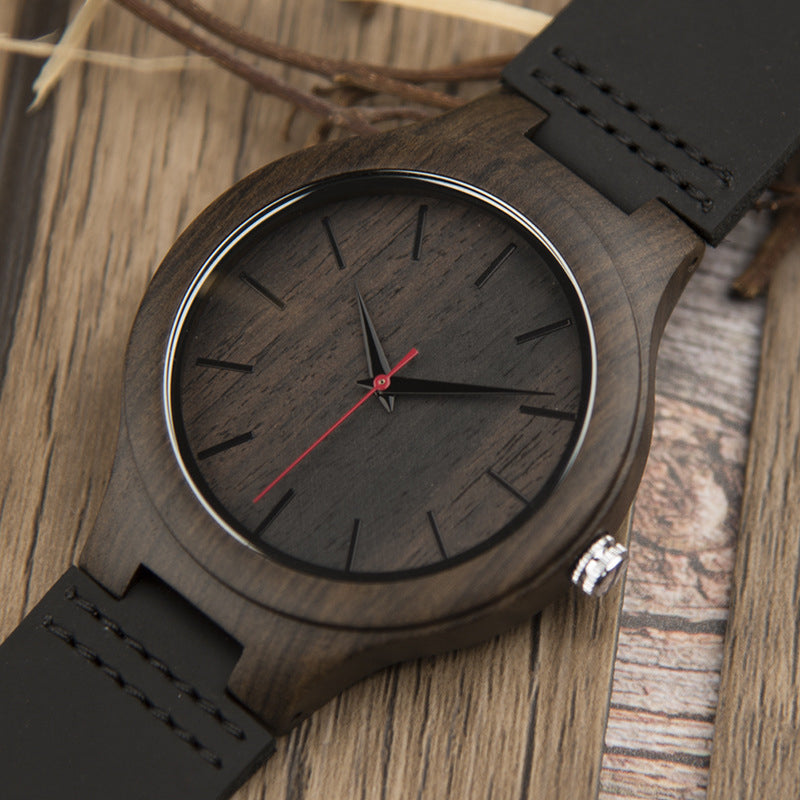 Wood Quartz 3ATM Wood Watch(5 Colors)