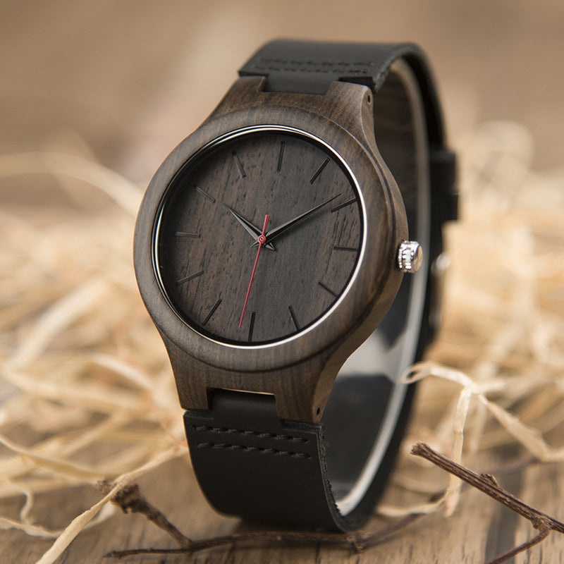 Wood Quartz 3ATM Wood Watch(5 Colors)