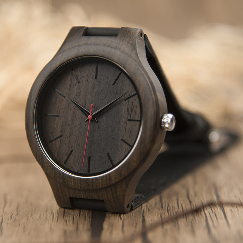 Wood Quartz 3ATM Wood Watch(5 Colors)