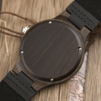 Wood Quartz 3ATM Wood Watch(5 Colors)