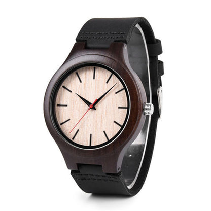 Wood Quartz 3ATM Wood Watch(5 Colors)