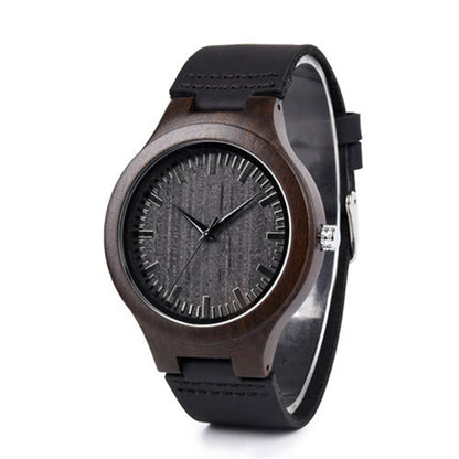 Wood Quartz 3ATM Wood Watch(5 Colors)