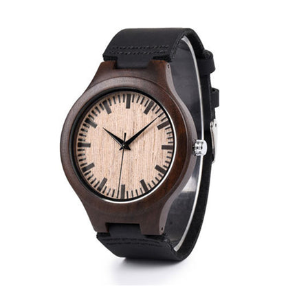 Wood Quartz 3ATM Wood Watch(5 Colors)