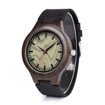 Wood Quartz 3ATM Wood Watch(5 Colors)