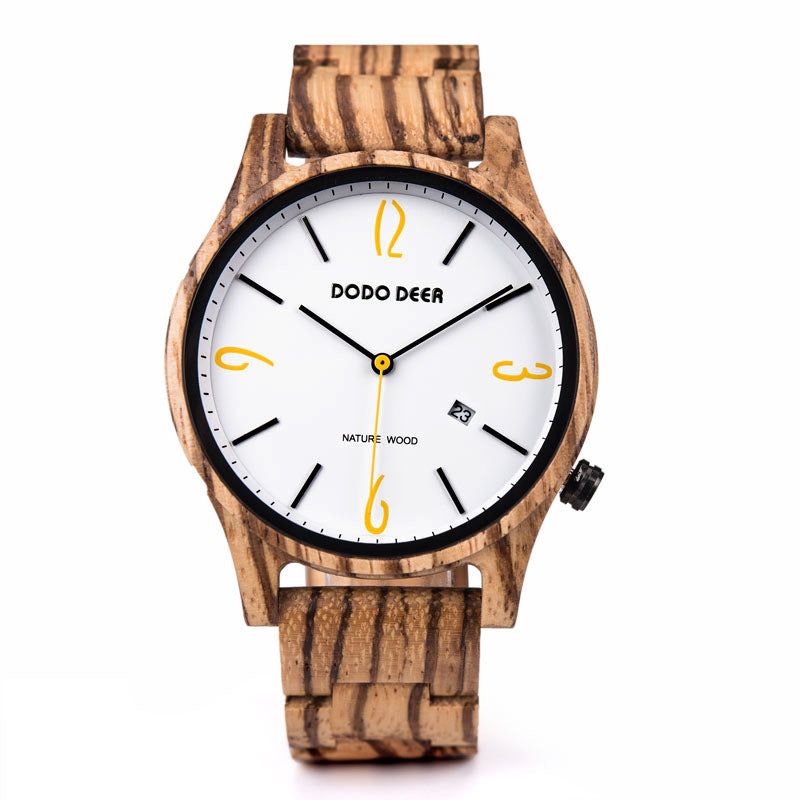 Wood Electronic movement 3ATM Wood Watch(3 Colors)