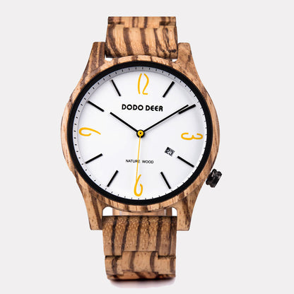 Wood Electronic movement 3ATM Wood Watch(3 Colors)