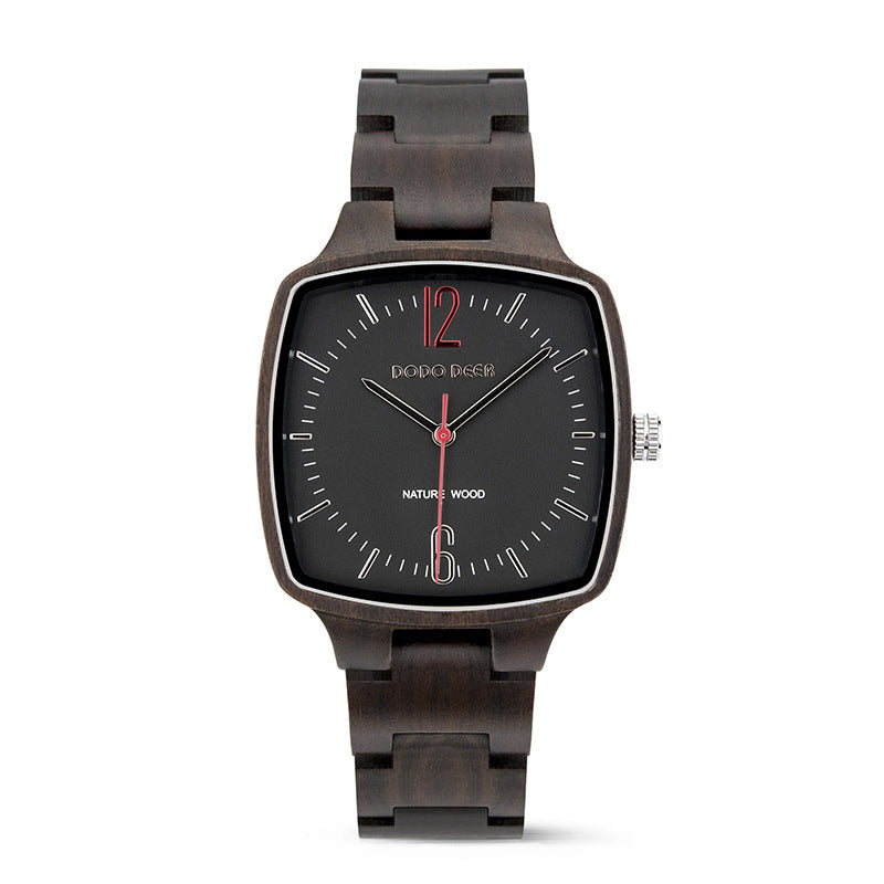 Wood Quartz 3ATM Wood Watch