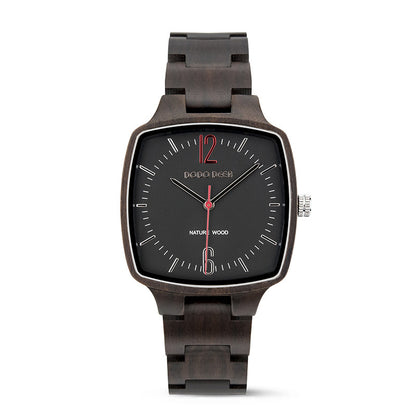 Wood Quartz 3ATM Wood Watch