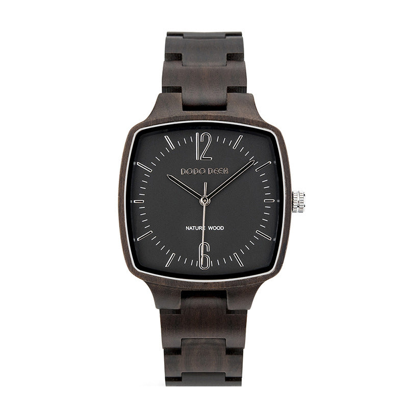 Wood Quartz 3ATM Wood Watch