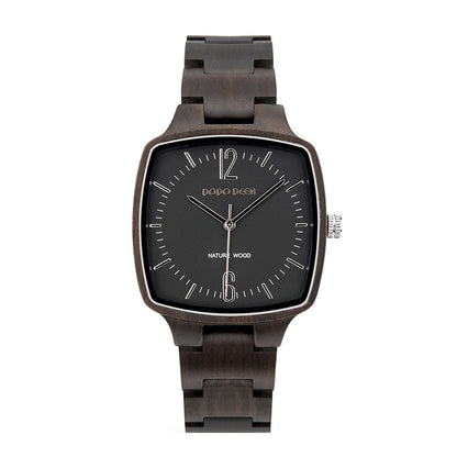 Wood Quartz 3ATM Wood Watch